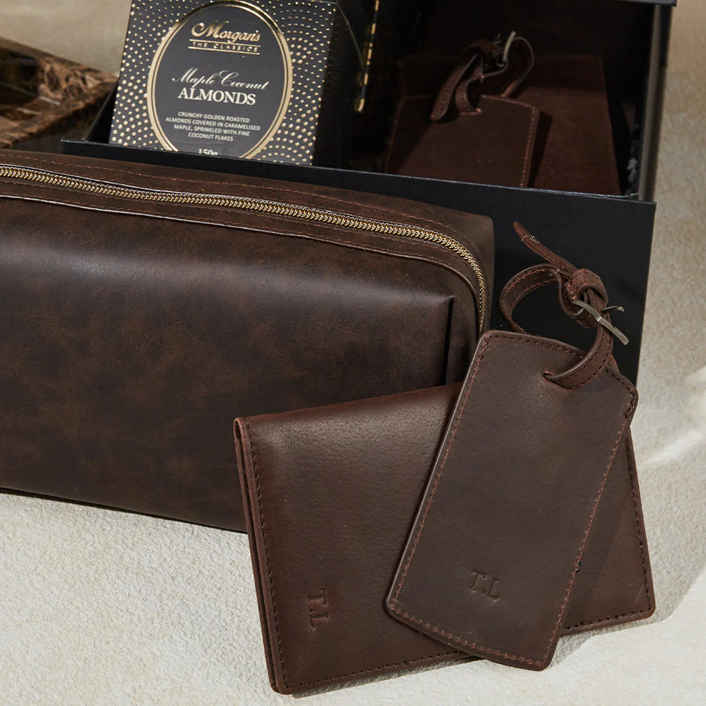 Holiday Ready Hamper with Personalised Passport Holder & Luggage Tag - Image 4